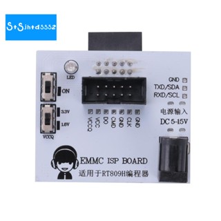 Emmc ISP Board EMMC สําหรับ RT809H โปรแกรมเมอร์ EMMC อะแดปเตอร์ทดสอบคลิป เขียนเร็ว อ่านความเร็ว เครื่องคิดเลขชิป