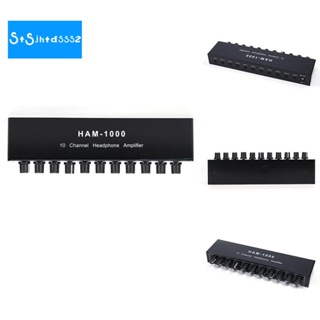 เครื่องขยายเสียงสเตอริโอ DC12-24V AUX 3.5 มม. 10 ช่อง สําหรับบันทึกเสียงสตูดิโอ