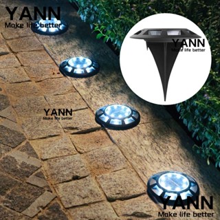 Yann1 โคมไฟ Led 8 ดวง พลังงานแสงอาทิตย์ กันน้ํา สําหรับติดใต้ดิน ทางเดิน สนามหญ้า กลางแจ้ง