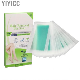 Yiyicc Facial Waxing Strips  Deep Cleansing Hair  Wax Gentle for Body Care