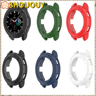 Shououy กรอบป้องกันหน้าจอ 40 มม. 44 มม. สําหรับ Galaxy Watch 4 Classic