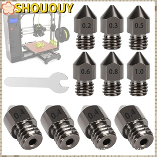 Shououy อะไหล่หัวฉีดเครื่องพิมพ์ ทนทาน สําหรับ Ender-3 CR-10 MK8 Ender-3 CR-10