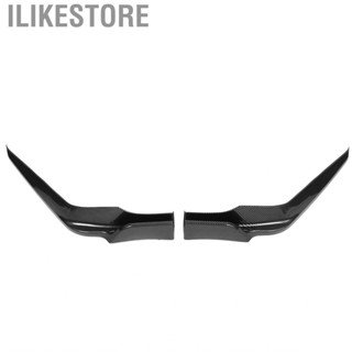 Ilikestore 2pcs Front Bumper Lip Spoiler Carbon Pattern Splitter Kit for Honda Civic 2021 to 2023 Car Decoration Accessories