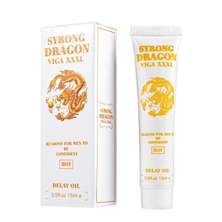Spot# VIGA XXXL mens SEX delay gel oil golden dragon box 15ml mens adult supplies 8jj