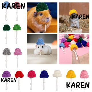 Karen 2 ชิ้น หมวกสัตว์เลี้ยง อบอุ่น เสื้อโค้ท แต่งตัว แต่งตัวสุนัข ถุงเท้า