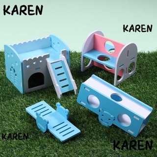 Karen บ้านหนูแฮมสเตอร์ ของเล่นออกกําลังกาย ขนาดเล็ก