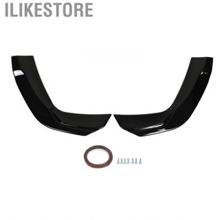 Ilikestore Rear Bumper Lip Diffuser Simple Replacement Glossy Black Durable for A‑Class W177 A35 AMG‑Line Sedan