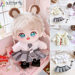 Buttterfly เสื้อผ้าตุ๊กตา ผ้าฝ้าย รูปดาว คุณภาพสูง 20 ซม. 1 ชิ้น ต่อ 1 ชุด