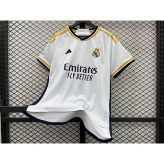 [Fans] 2324 ใหม่ เสื้อกีฬาแขนสั้น ลายทีมฟุตบอล Real Madrid คุณภาพสูง