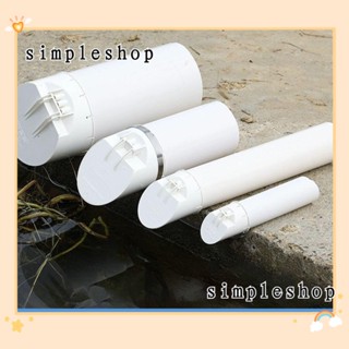 Simple ฝาครอบท่อระบายน้ํา ป้องกันกลิ่น กันแมลง อเนกประสงค์ ขนาด 50-160 มม. สีขาว สําหรับห้องน้ํา ระเบียง กลางแจ้ง