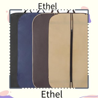 Ethel1 ผ้าคลุมสูท แบบมีซิป พับได้ กันฝุ่น สไตล์นักธุรกิจ สําหรับเดินทาง