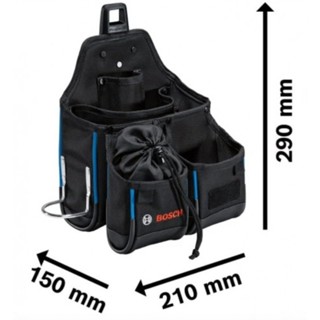 Bosch กระเป๋า GWT 4 สำหรับ Tool kit (3 ข่องจัดเก็บ) ผลิตด้วยผ้า Polyster 1000D