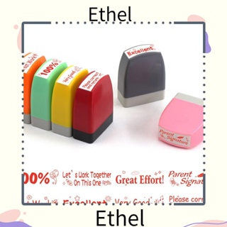 Ethel1 แสตมป์หมึกในตัว ไวต่อแสง ของเล่น สําหรับเด็กนักเรียน สอน