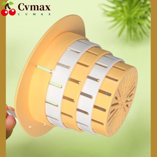 Cvmax ที่กรองท่อระบายน้ํา แบบพับได้ สีเหลือง สําหรับห้องครัว