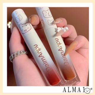 Alma ลิปกลอส น่ารัก กันน้ํา ชุ่มชื้น ลิปแต่งหน้า เครื่องสําอาง ลิปทินท์