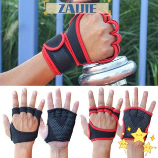 Zaijie24 ถุงมือยิม ป้องกันฝ่ามือ สําหรับออกกําลังกาย ยกน้ําหนัก