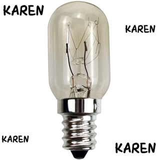 Karen หลอดไฟทังสเตน LED E12S 120V 10W ขนาดเล็ก สีขาว สําหรับตู้เย็น บ้าน