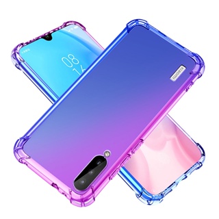 เคสโทรศัพท์มือถือ TPU ใส ไล่โทนสี กันกระแทก สําหรับ Xiaomi Mi CC9 CC9 Pro CC9e A3 Lite Civi