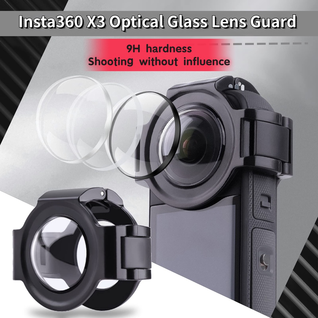 Insta360 X3 Lens Guard ฝาครอบป้องกันเลนส์ กระจกออปติคอล พาโนรามา อุปกรณ์เสริม สําหรับ Insta360 ONE X3【จัดส่งรวดเร็ว】