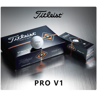 [พร้อมส่ง] Titleist Titleist Golf Pro V1X Titleist ไม้กอล์ฟ สามชั้น สี่ชั้น [12 แคปซูล 1 กล่อง]