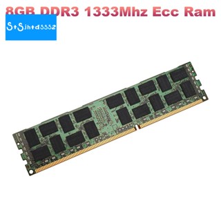 หน่วยความจํา 8GB DDR3 1333MHZ Ecc PC3L-10600R 1.35V 2RX4 REG Ecc RAM สําหรับเซิร์ฟเวอร์เวิร์กสเตชั่น