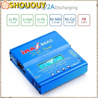 Shououy อุปกรณ์ชาร์จแบตเตอรี่ สําหรับ Lipo Li-ion Life Nimh iMAX B6