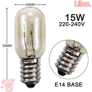 Lilac หลอดไฟทังสเตน LED T20 ขั้วต่อ E14 2023 220V ขนาดเล็ก สีขาว สําหรับตู้เย็น