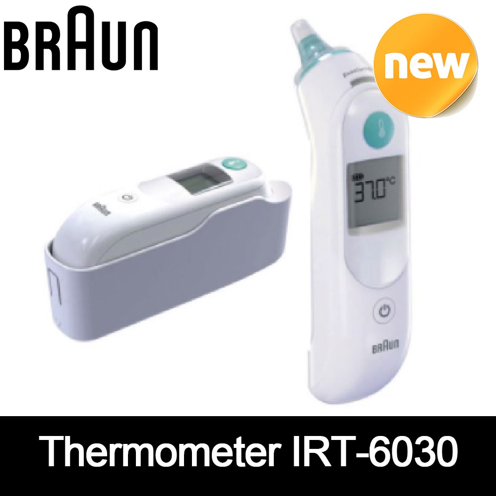 BRAUN IRT-6030 Thermometer Measurement Body kids Memory Function
