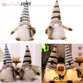 Jy1 ตุ๊กตาโนม Navidad Natal เรืองแสง ไร้หน้า ของขวัญปีคริสต์มาส สําหรับตกแต่งบ้าน