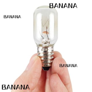 Banana1 หลอดไฟทังสเตน LED T20 220V E14 ขนาดเล็ก สีขาว สําหรับตู้เย็น