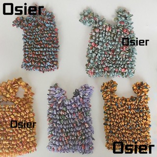 Osier1 กระเป๋าช้อปปิ้ง กระเป๋าขยายตัว แบบจับจีบ