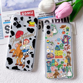 เคสโทรศัพท์มือถือแบบนิ่ม ใส กันรอยเลนส์กล้อง ลาย Toy Story สําหรับ iPhone 15 14 13 Mini 12 11 Pro Max 7 8 Plus SE 2020 X XR Xs Max