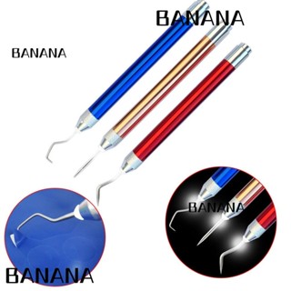 Banana1 ปากกาแกะสลักไวนิล LED พร้อมไฟ LED แบบมือถือ สําหรับงานหัตถกรรม