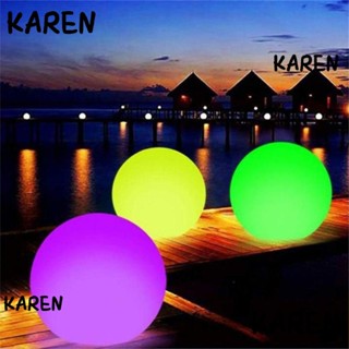 Karen ลูกโป่งเรืองแสง สําหรับตกแต่งสระว่ายน้ํา กลางแจ้ง