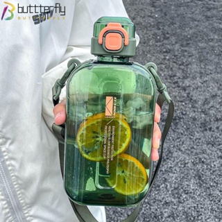 Buttterfly ขวดน้ําดื่ม ทรงสี่เหลี่ยม ความจุขนาดใหญ่ แบบพกพา 750 มล.