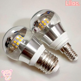 Lilac หลอดไฟ LED 5W 7W 9W 2023 E27 E14 สีขาว ชุบไฟฟ้า สําหรับตกแต่ง