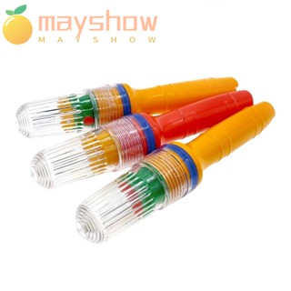 Mayshow 1 ชิ้น ทุ่นไฟสัญญาณ แบบพกพา กลางคืน ตกปลา หยดน้ําลึก โคมไฟแฟลชคู่ใต้น้ํา