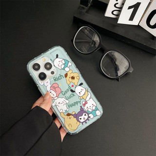 SANRIO Yiki|เคสโทรศัพท์มือถือแบบนิ่ม TPU ลายการ์ตูนครอบครัวซานริโอ้น่ารัก สําหรับ OPPO Find X6 Pro X6 X5 Pro X5 Lite X5 X3 Pro X3 F21S F21 Pro F19 F17 Pro F12 F11 Pro F11 F9 Pro