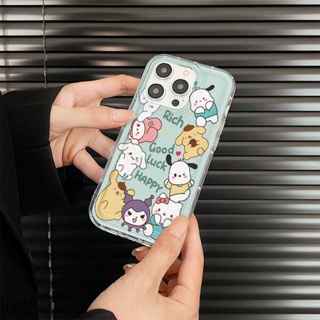 SANRIO Yiki|เคสโทรศัพท์มือถือแบบนิ่ม TPU ลายการ์ตูนครอบครัวซานริโอ้น่ารัก รวมทุกอย่าง สําหรับ Samsung S23 Ultra S23 FE S22 Plus S21 Ultra S20 S21 FE S10 Plus