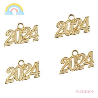 June จี้พู่ สีทอง 2024 สําหรับปี 2024 50 ชิ้น