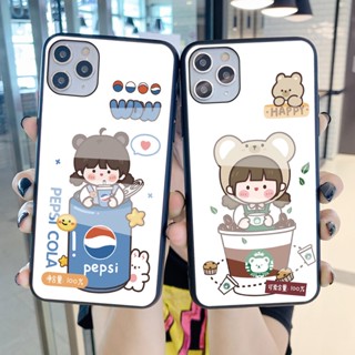 เคสโทรศัพท์มือถือแบบแก้วแข็ง ลายการ์ตูนเด็กผู้หญิงน่ารัก สําหรับ VIVO Y02S Y76S Y76 Y75 Y55 Y77 Y55 Y35 Y22 Y22S 4G 5G Y11 Y11S