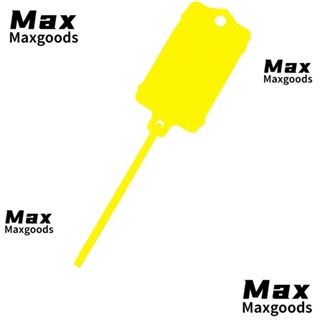 Maxg ป้ายชื่อ PP สีเหลือง ใช้ซ้ําได้ สําหรับติดกระเป๋าเดินทาง สํานักงาน 100 ชิ้น