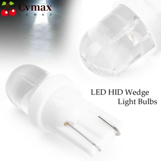 Cvmax หลอดไฟ T10 DC 12V W5W 168 194 LED สีขาว แบบเปลี่ยน อุปกรณ์เสริม สําหรับป้ายทะเบียนรถยนต์ 30 ชิ้น