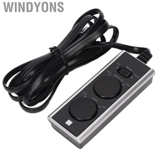 Windyons Car Audio Cable Controller Handle  Subwoofer Wire ABS Housing Support Phase Selection Power Indicator for Automobile