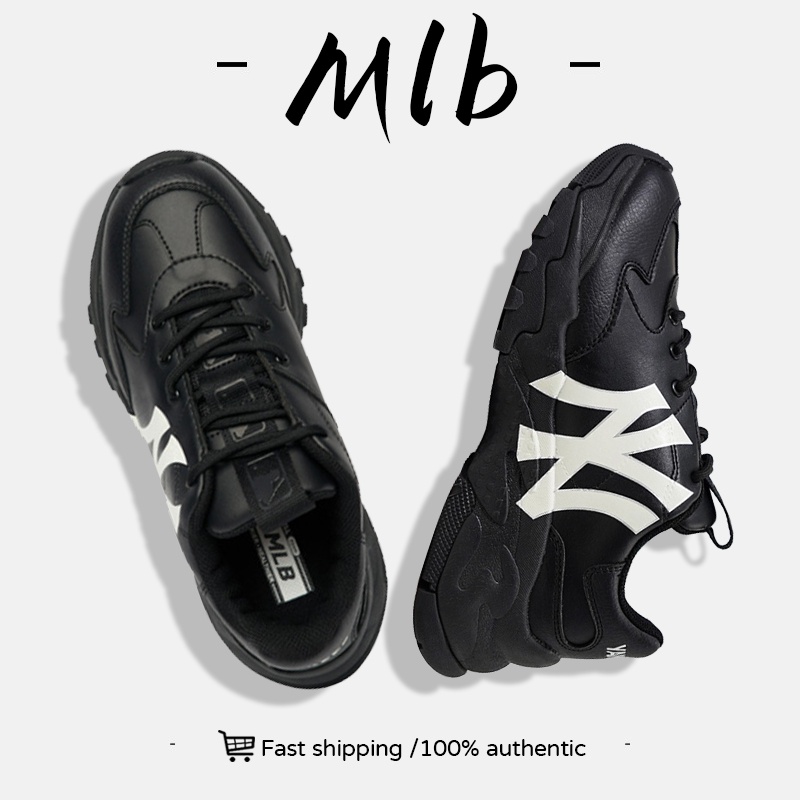 รองเท้าผ้าใบ MLB Big Ball Chunky A 3ASHC101N-50BKL