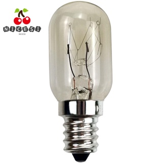 Nicesi หลอดไฟทังสเตน LED E12S 10W T20 สกรู ขนาดเล็ก สีขาว สําหรับตู้เย็น 2023