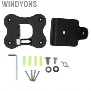 Windyons Speaker Wall Bracket Strong Bearing  Metal Space Saving Easy To Install Black  Surround  Mounts for