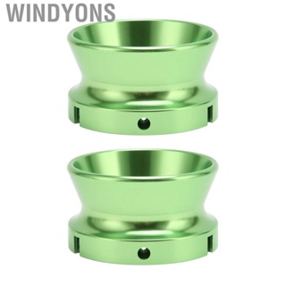 Windyons 10 Inch Opener Universal Loading Device Aluminum Alloy Lockable NAB Hub Adapters Green Polished for Reel To Tape Recorder