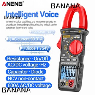 Banana1 เครื่องมัลติมิเตอร์ดิจิทัล 4000 ครั้ง ความแม่นยําสูง ANENG PN201 RMS สําหรับบ้าน