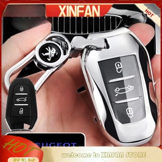 Xinfan เคสกุญแจรีโมตรถยนต์ สําหรับ Peugeot Fob Peugeot 308 408 508 2008 3008 4008 5008 Citroen C4 C4L C6 C3-XR